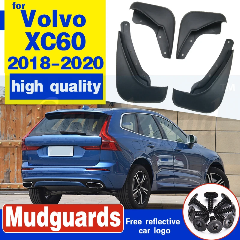 4 шт. передние и задние Автомобильные Брызговики для Volvo XC60 2018 2020 брызговики