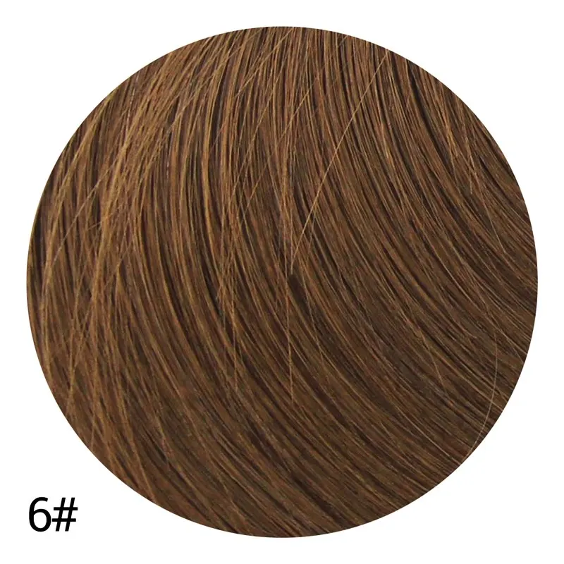 #6 Isheeny Fusion плоский наконечник человеческих волос для наращивания 1" бархат Remy Кератин капсулы 100 шт прямые европейские волосы - Цвет: #6