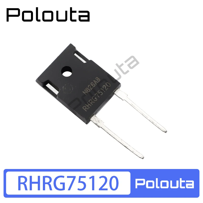 

5 Pcs Polouta RHRG75120 TO-247 75A 1200V Ultrafast Diode Arduino Nano Integrated Circuits Diy Electronic Kit Free Shipping