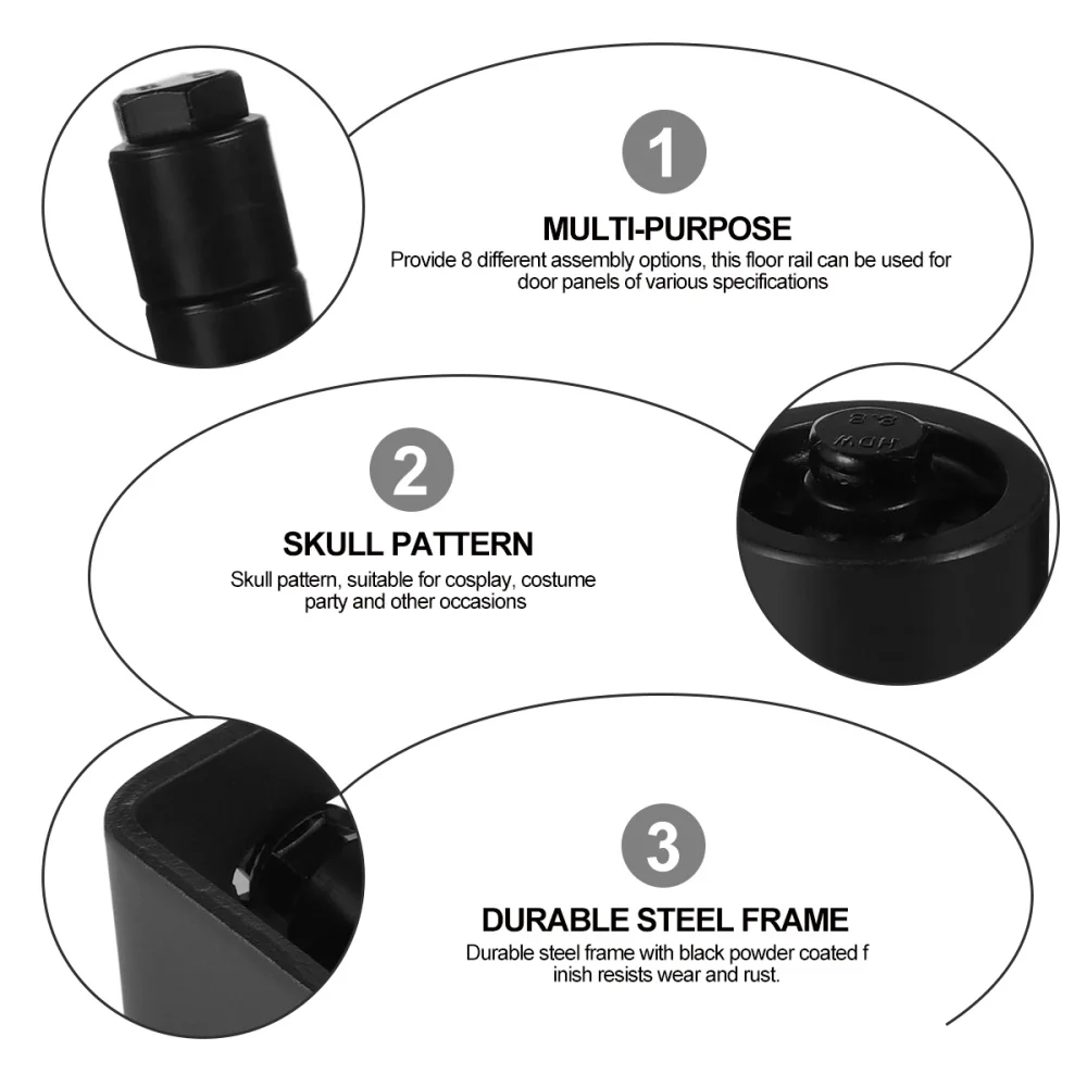 

Adjustable Durable Wall Mounted Door Guide Practicable Barn Door Floor Guide