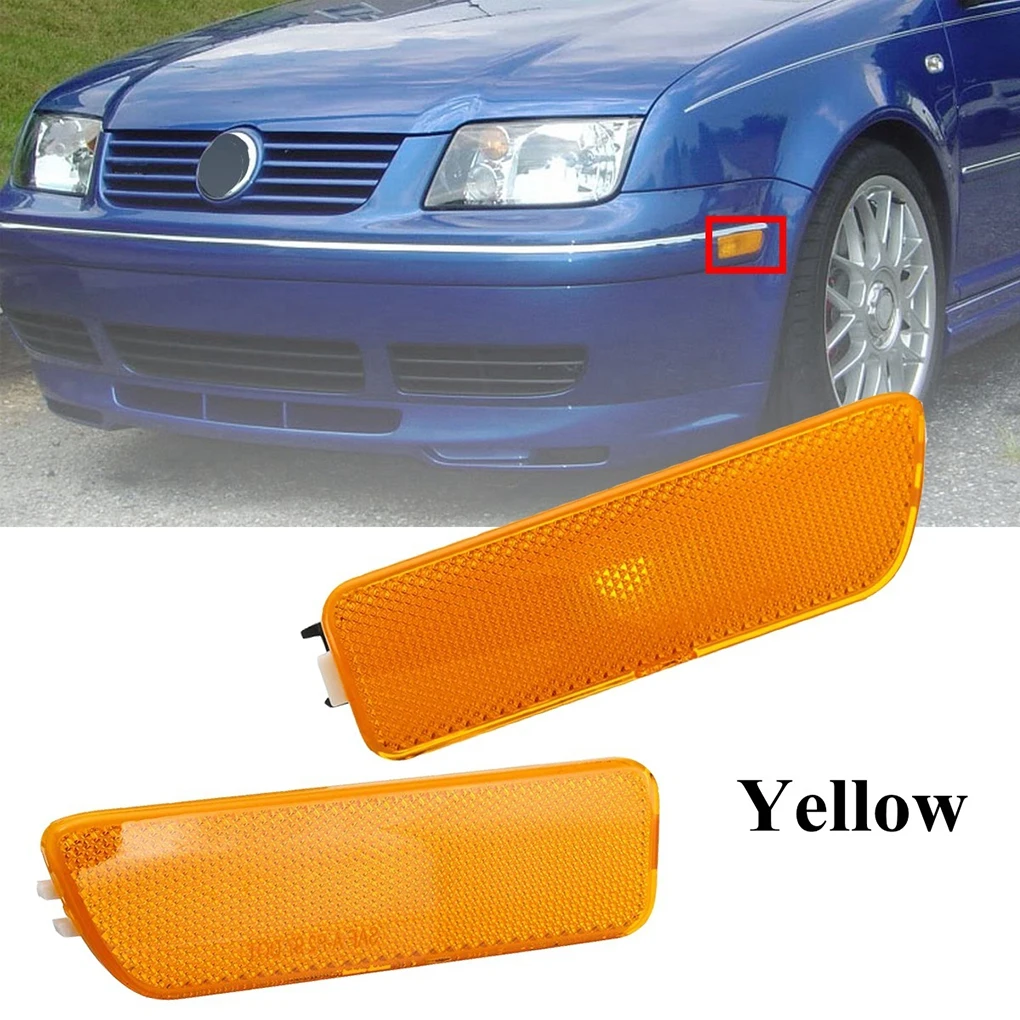 Фонарь указателя бокового маркера переднего крыла без лампочки, замена для GOLF4 JETTA 1999-2005, 1 пара 1JM945071/1JM945072.