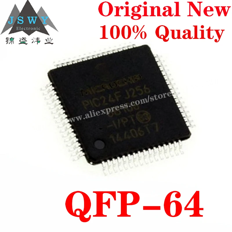 

PIC24FJ128GB106-I/PT QFP-64 полупроводниковый 16-битный микроконтроллер-микроконтроллер с микросхемой для модуля arduino, бесплатная доставка PIC24FJ