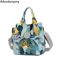 small nylon bag women waterproof handbag lady casual high capacity shoulder bag lunch messenger bag