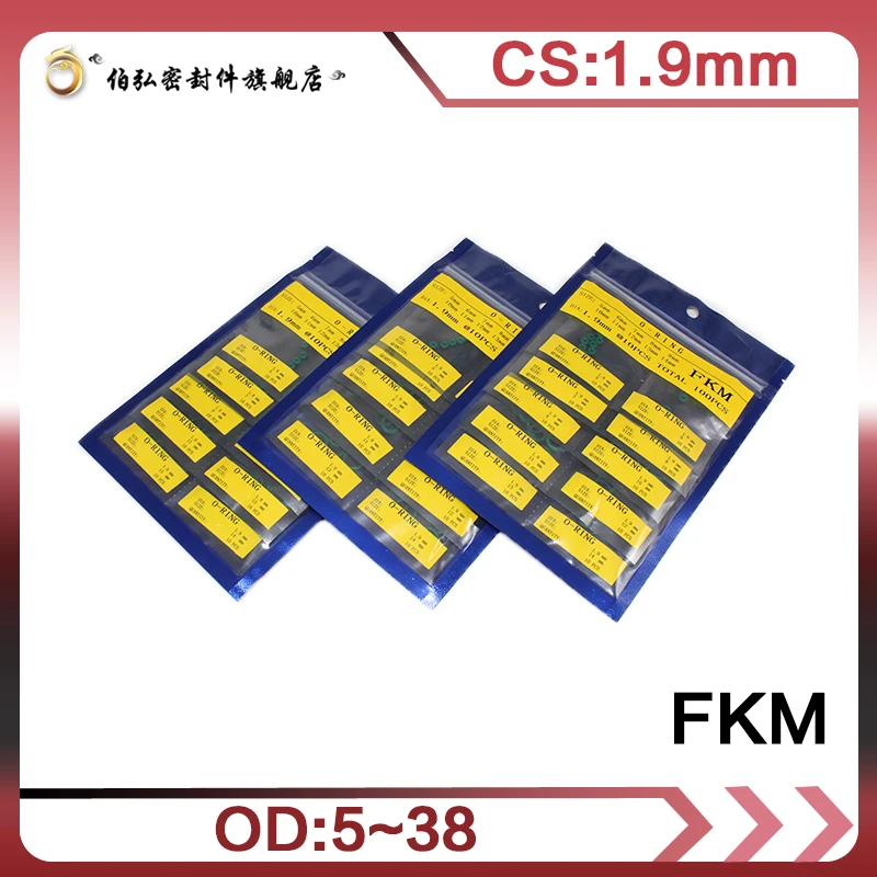 Толщина CS1.9mm многоразовый Ремонтный комплект сочетание фтора резиновое кольцо