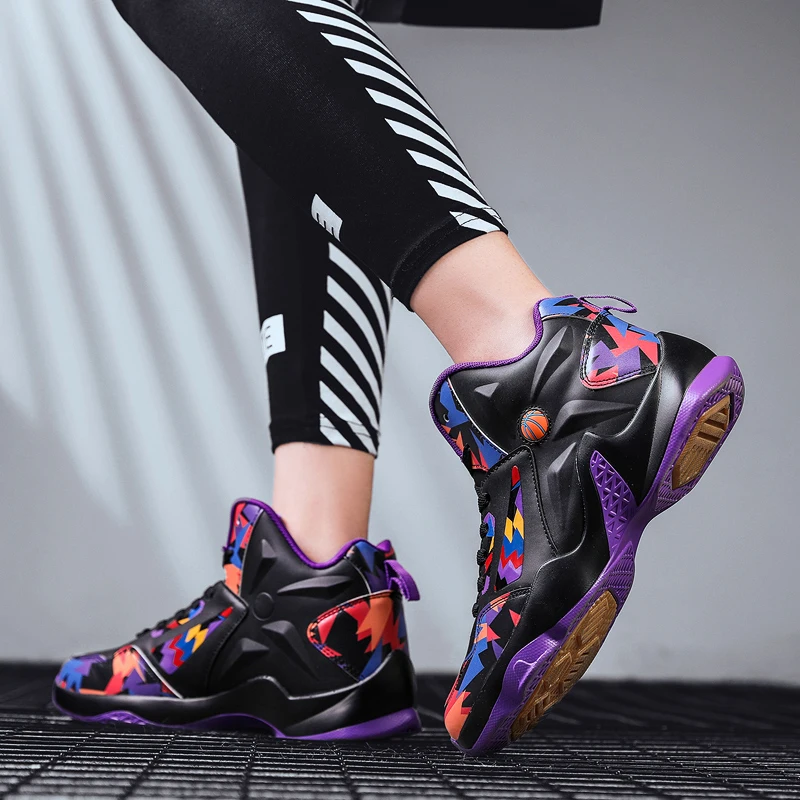 RUIFF мужская обувь спортивная кроссовки с резиновой подошвой баскетбольные