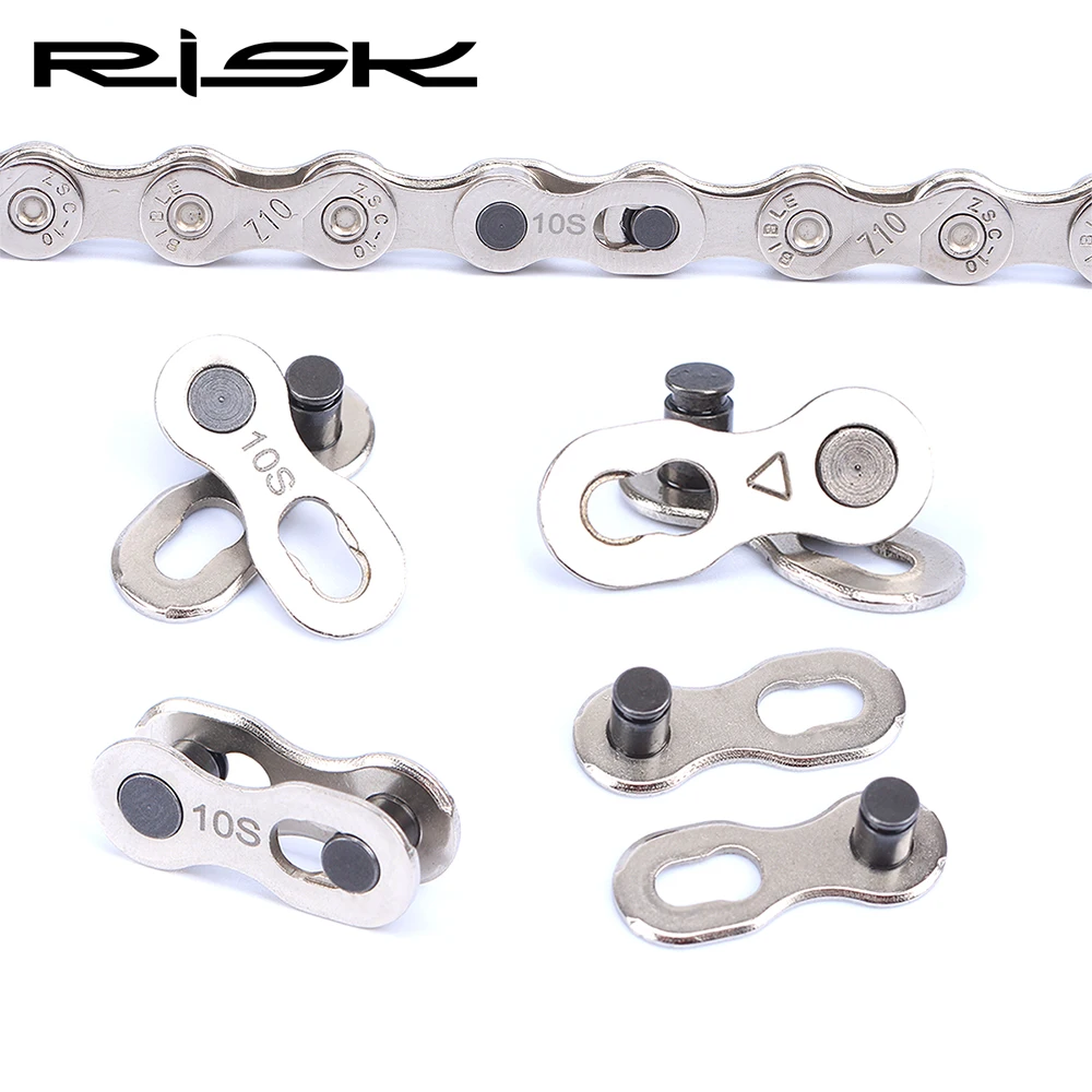 Risk 6/7/8/9/10/11 Speed Universal Bicycle Chain Connector Mountain Road Bike Chain Quick Link Connecting Master Cycling Part