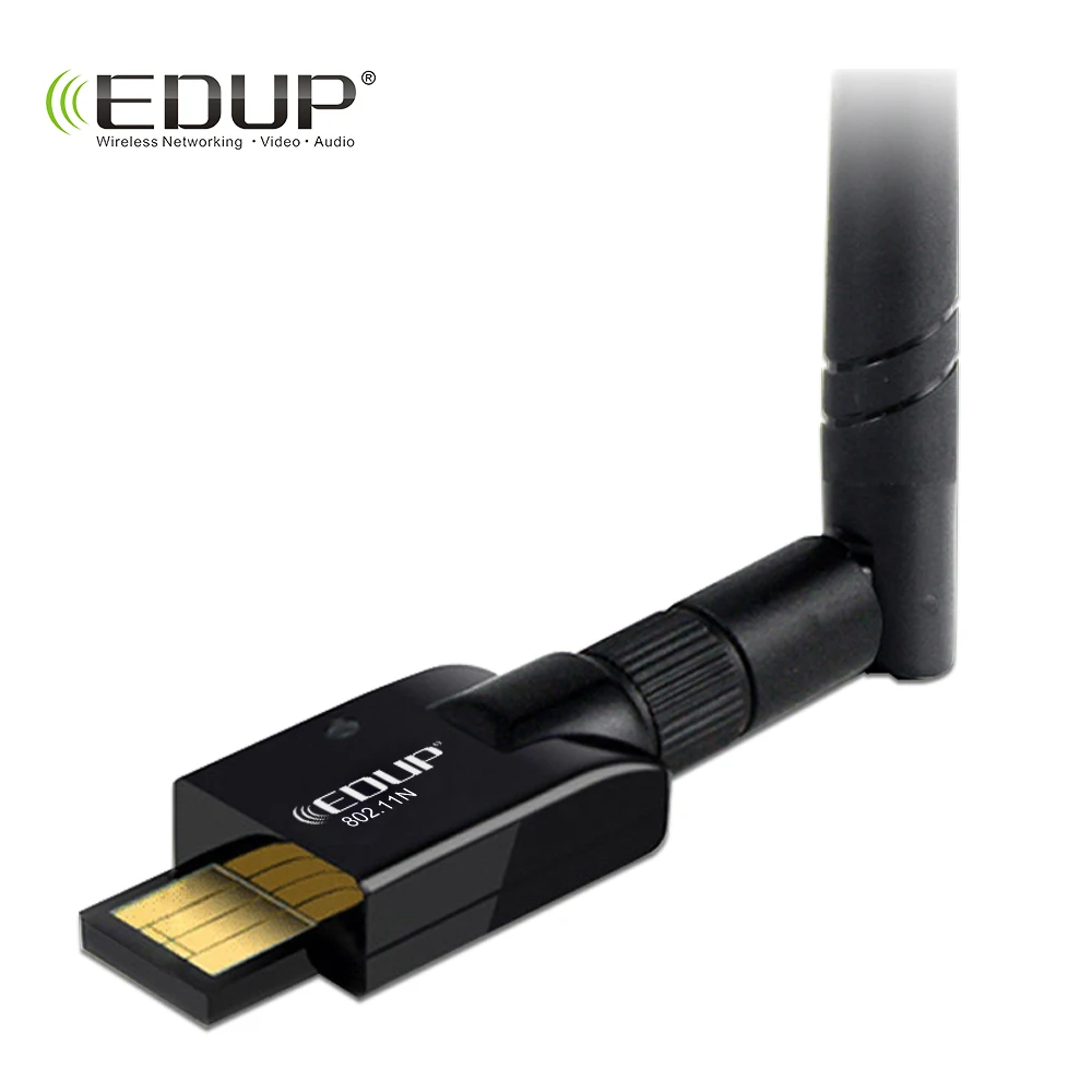 EDUP RT5370 USB WiFi адаптер 150 Мбит/с 5dbi Высокая усилительная антенна Wi-Fi дальний приемник