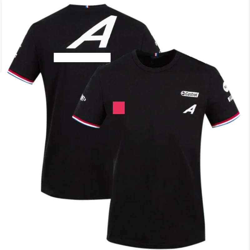 

2021 Summer Men's and Women's Same Style Polyester Quick-Drying Formula One Racing Team F1 Shirt Polo Short Sleeve