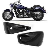 black moto left right side battery fairing cover for yamaha v star 1300 xvs1300 2007 2017 motorcycle accessories
