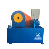 114mm 380v tapering pipe steel bar point shrinking swaging machine