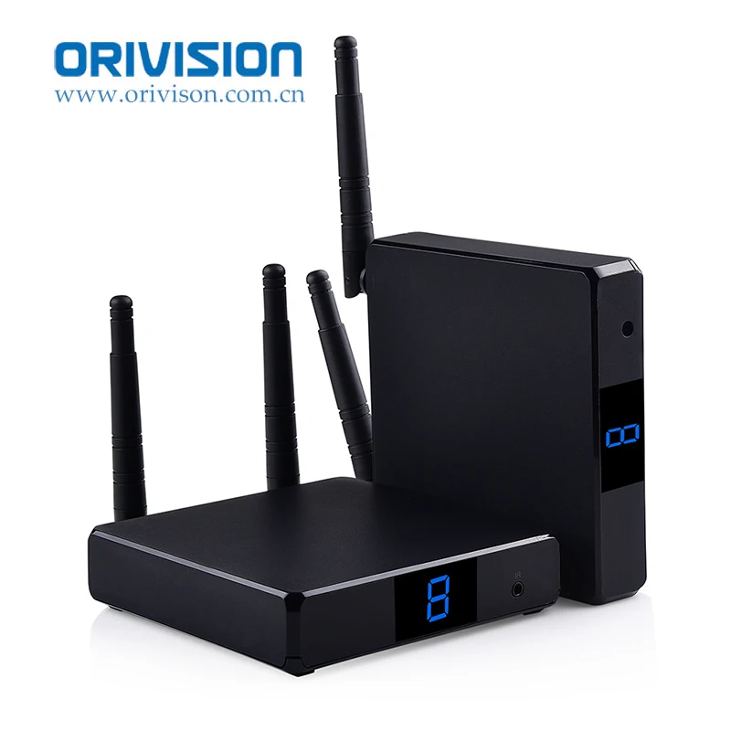 

ORIVISION HDMI transmitter and receiver 3D 1080p wireless HDMI Extender up to 200m with IR /Low latency without any cable
