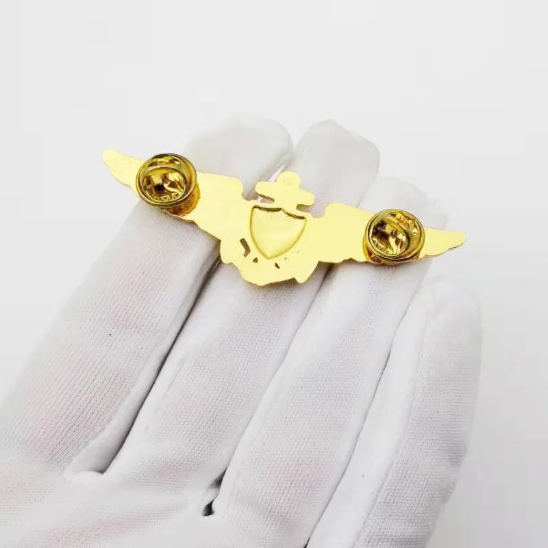 YL Изысканная брошь Американский навигации авиации пилот значок классические