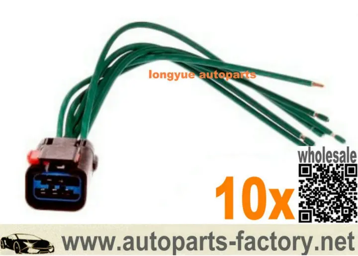 

longyue 10pcs for GM Window, Wiper Motor Tail Lamp Connector for Chrysler, Dodge Jeep 5013984AA 1P1645