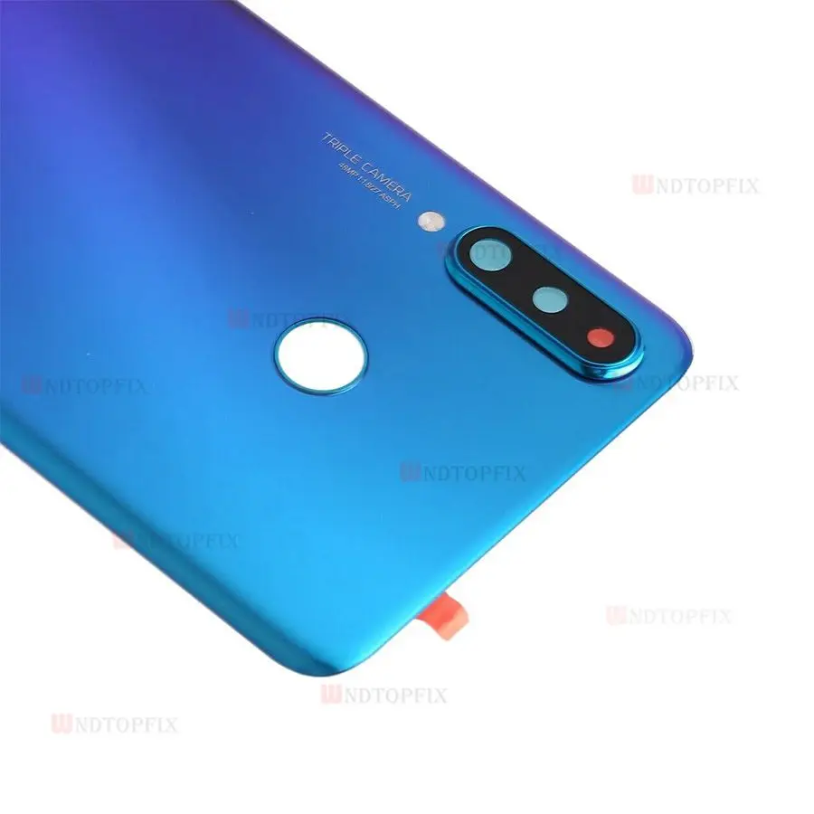 Для Huawei Nova 4e Задняя крышка батареи Дверь стеклянная корпуса 6 15 "для P30 Lite P30Lite