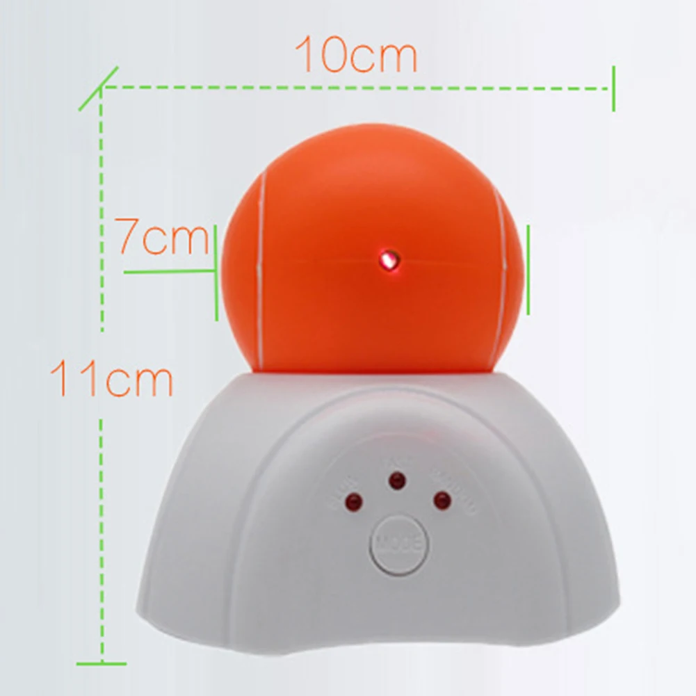 

Pet Cats Kitten Funny LED Lasering Tennis Ball Automatic Rotating Exercise Toy