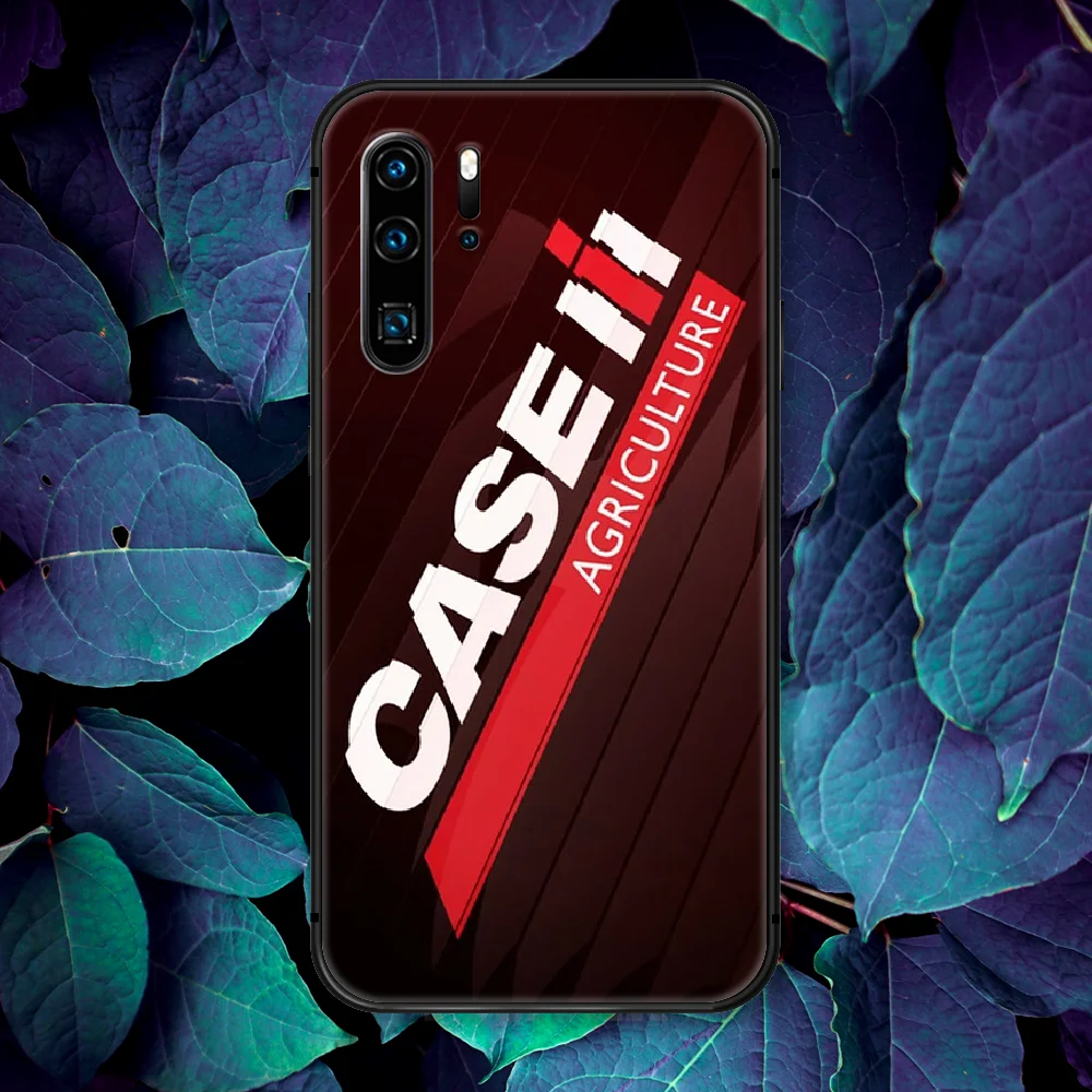 

CASE IH Tractor Car Logo Phone Case For Huawei P Mate Smart 10 20 30 40 Lite Z 2019 Pro black Prime 3D Waterproof Painting Coque