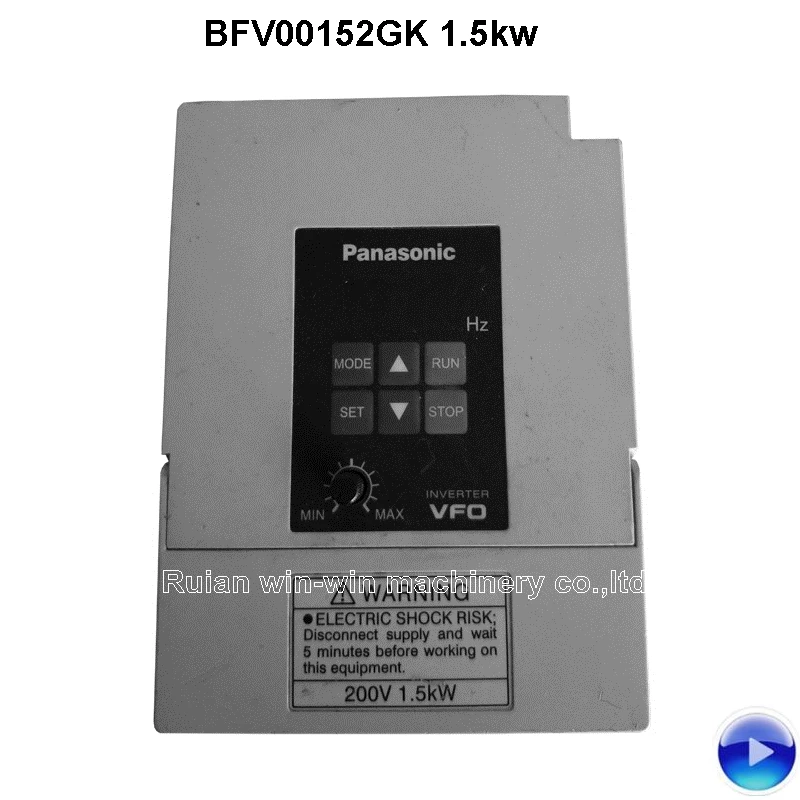 

Преобразователь частоты BFV00152GK, 200 в, 200 кВт, VFO, 230-В переменного тока, преобразователь частоты, запасные части, машина для производства мешков, инвертор