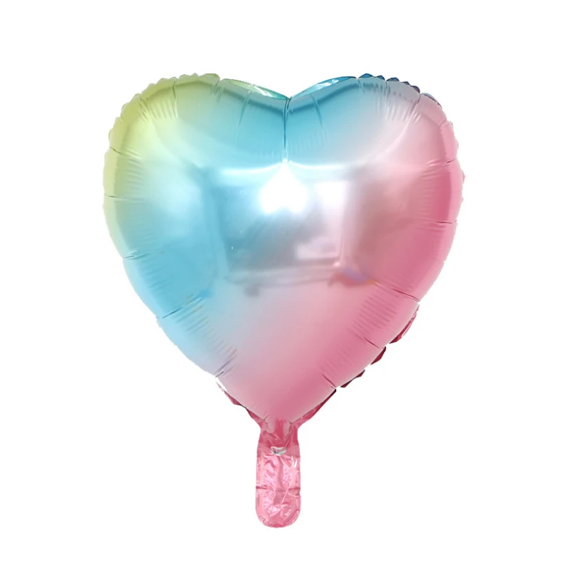 1 шт. Радужный цвет ЛЮБОВЬ номер в форме сердца Звезды фольги воздушный шар День