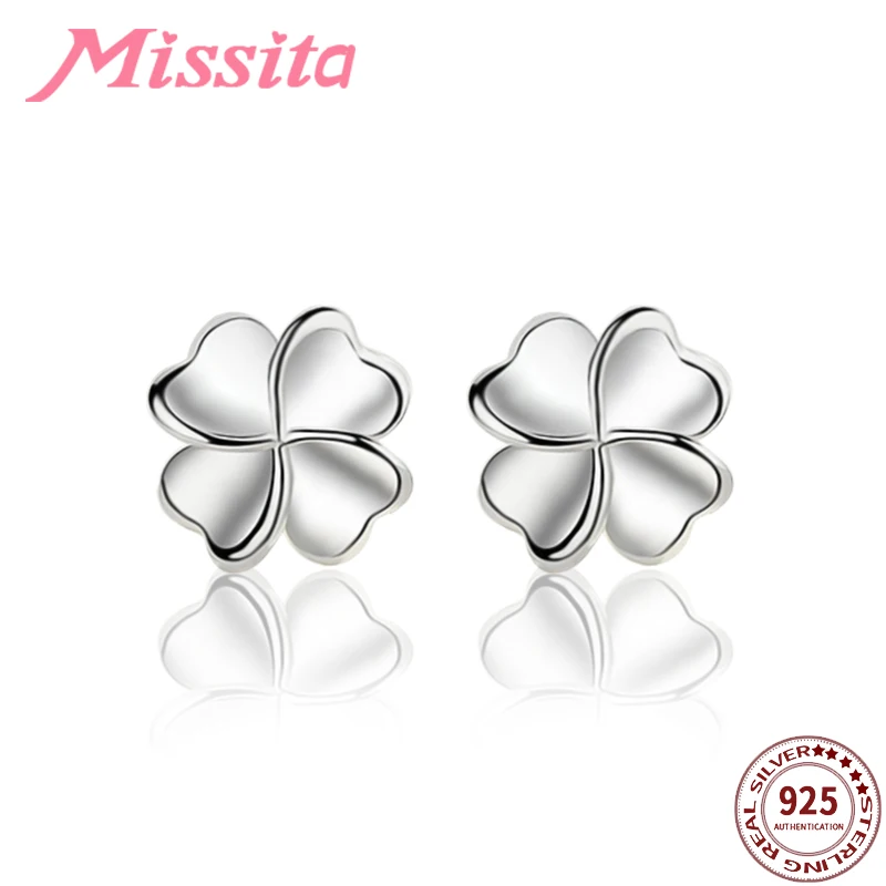 MISSITA 100% 2019 новые модные серьги в виде клевера для женщин Простые Модные украшения