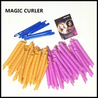 40 pcspack 55cm magic curlers spiral curls styling kit no heat hair roller for long hair most kinds of hairstyle