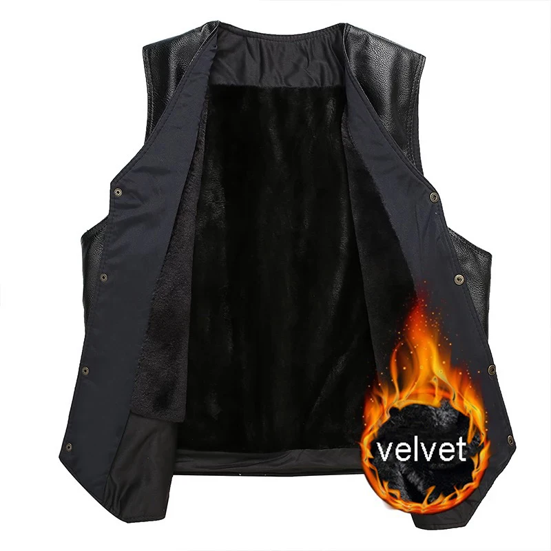 Брендовый жилет из искусственной кожи для мужчин мотоциклетный пальто новинка