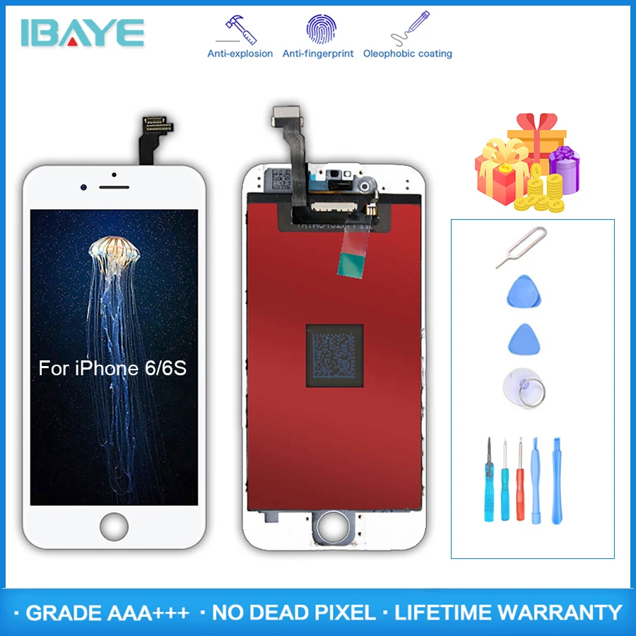 LCD For iphone 6 Screen Digitizer Assembly Display Touch for 6s AAA Quality plus lcd |