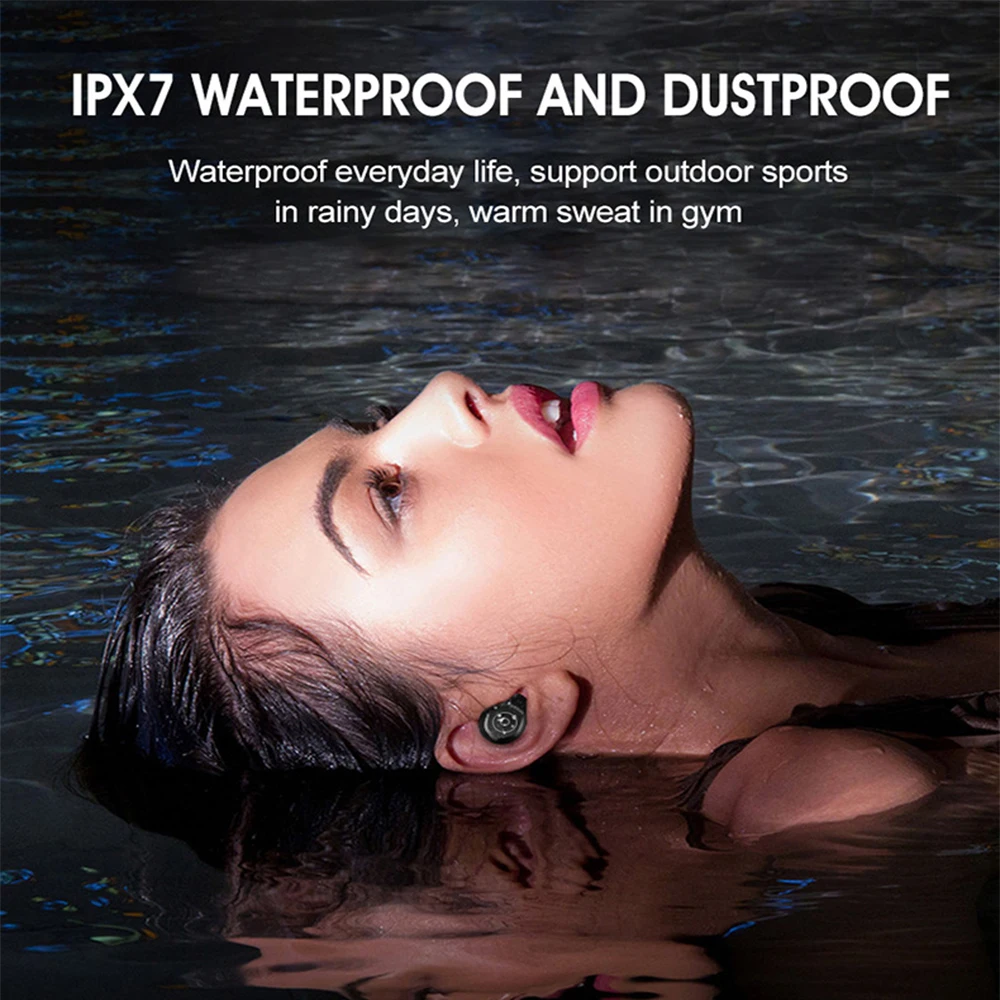 

TWS V11 Bluetooth 5.0 Earphones 8D Stereo Wireless Headphones Earphone Handsfree Headphone Sports Earbuds Gaming Headset Phone