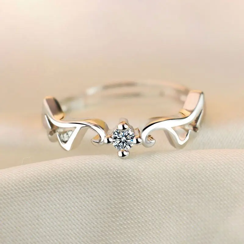 Модные ангельские крылья Стерлинговое Серебро 925 пробы супер блестящий циркон