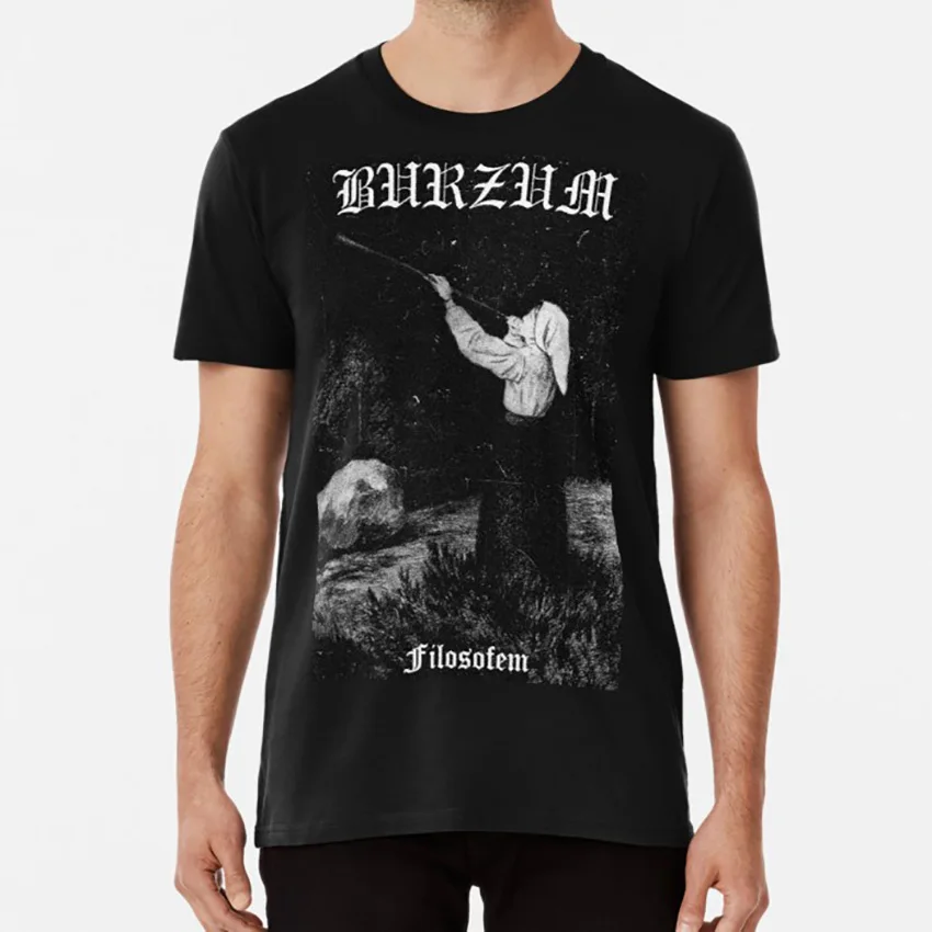 Burzum Filosofem #1 футболка burzum Черный Металлический mayhem bathory Темный трон varg vikernes dead fenriz
