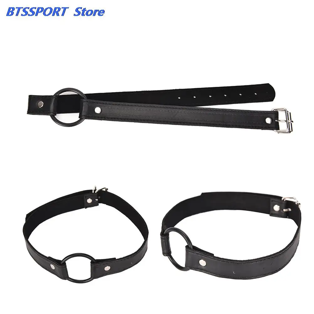 Кляп для рта бондажа металлический кляп с двойным круглым кольцом открытый