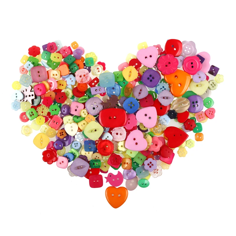 Полимерные пуговицы 2 4 отверстия для рукоделия Скрапбукинг ремесла Детская