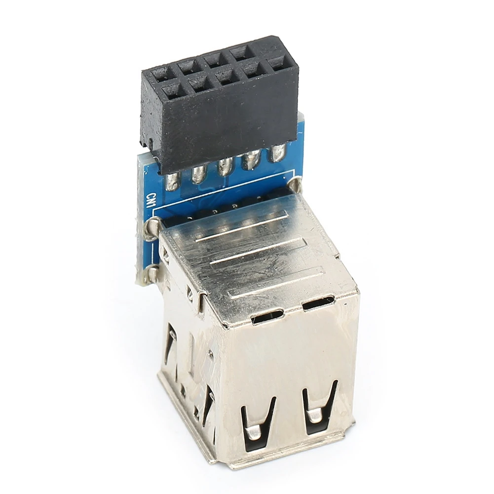 Плата расширения для компьютера 2 порта 9 контактный разъем на USB 0|Платы