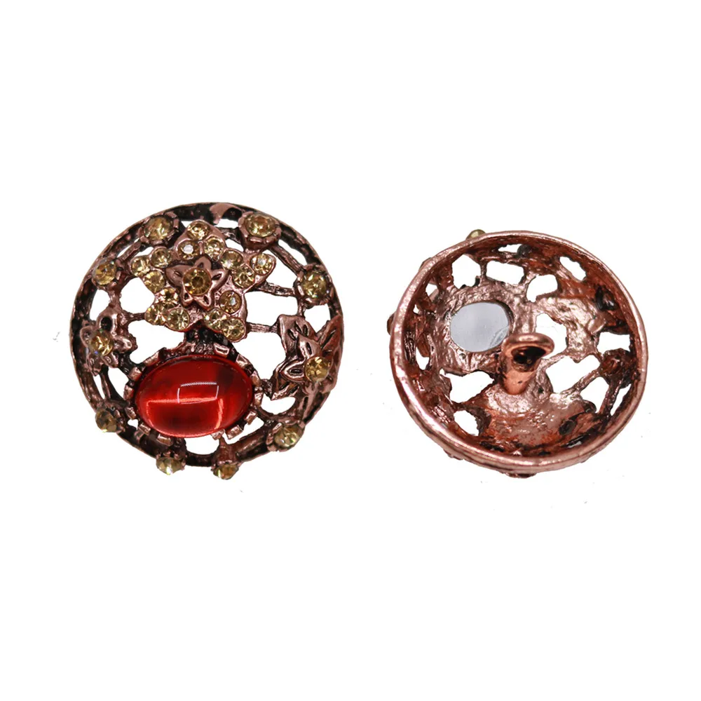 Высококачественная металлическая кнопка со стразами 34 мм украшение для свитера