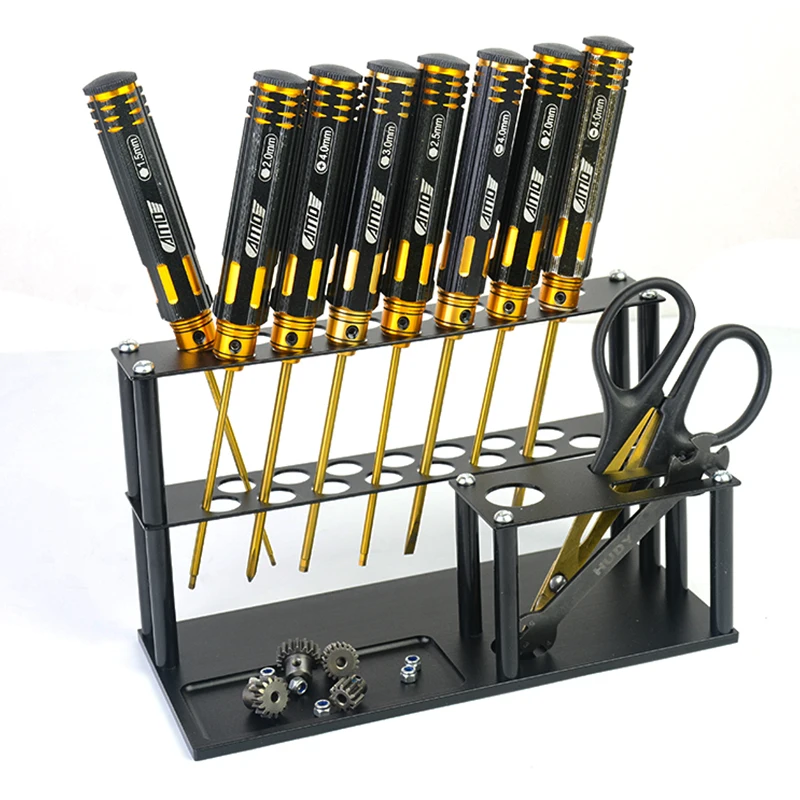 1 шт. стойка для хранения инструментов из алюминиевого сплава отвертка