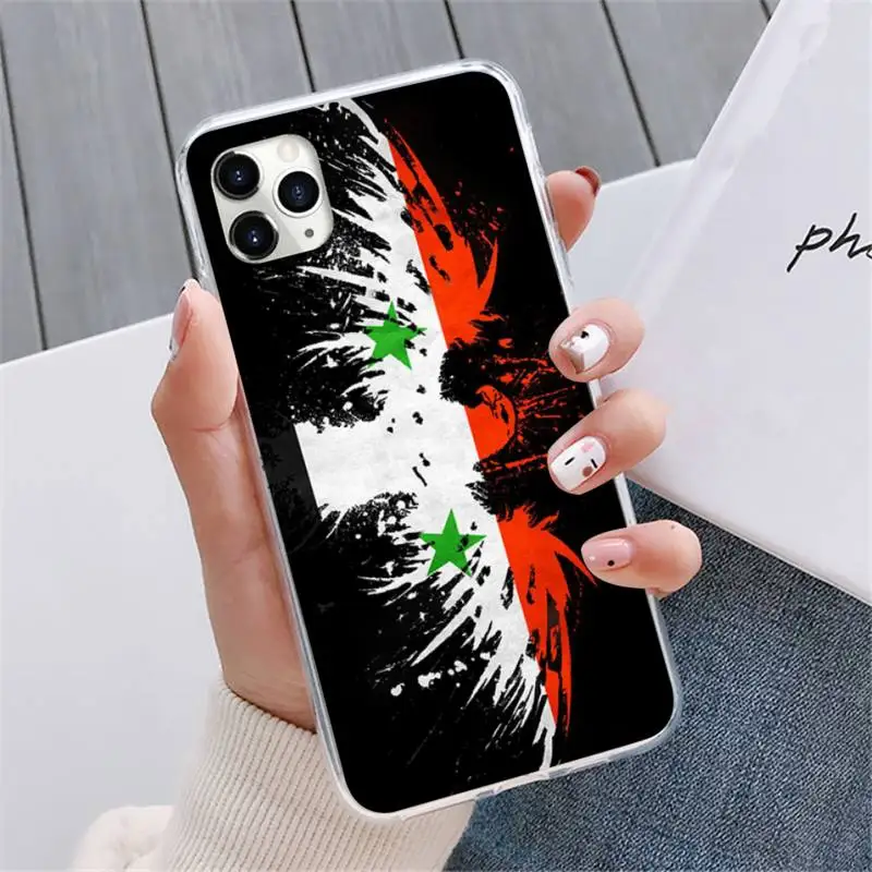 

Syria Flag Phone Case For iphone 12 5 5s 5c se 6 6s 7 8 plus x xs xr 11 pro max mini