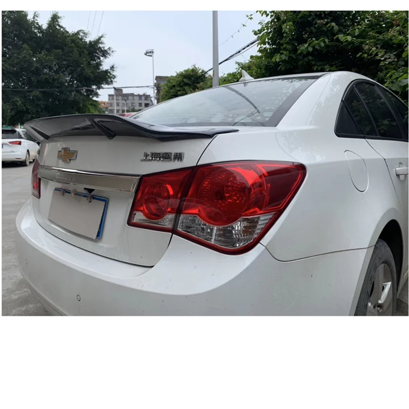 Для Chevrolet спойлер Cruze Высокое качество углеродного волокна/Материал FRP заднего крыла автомобиля для Chevrolet Cruze R стиль спойлер 2009