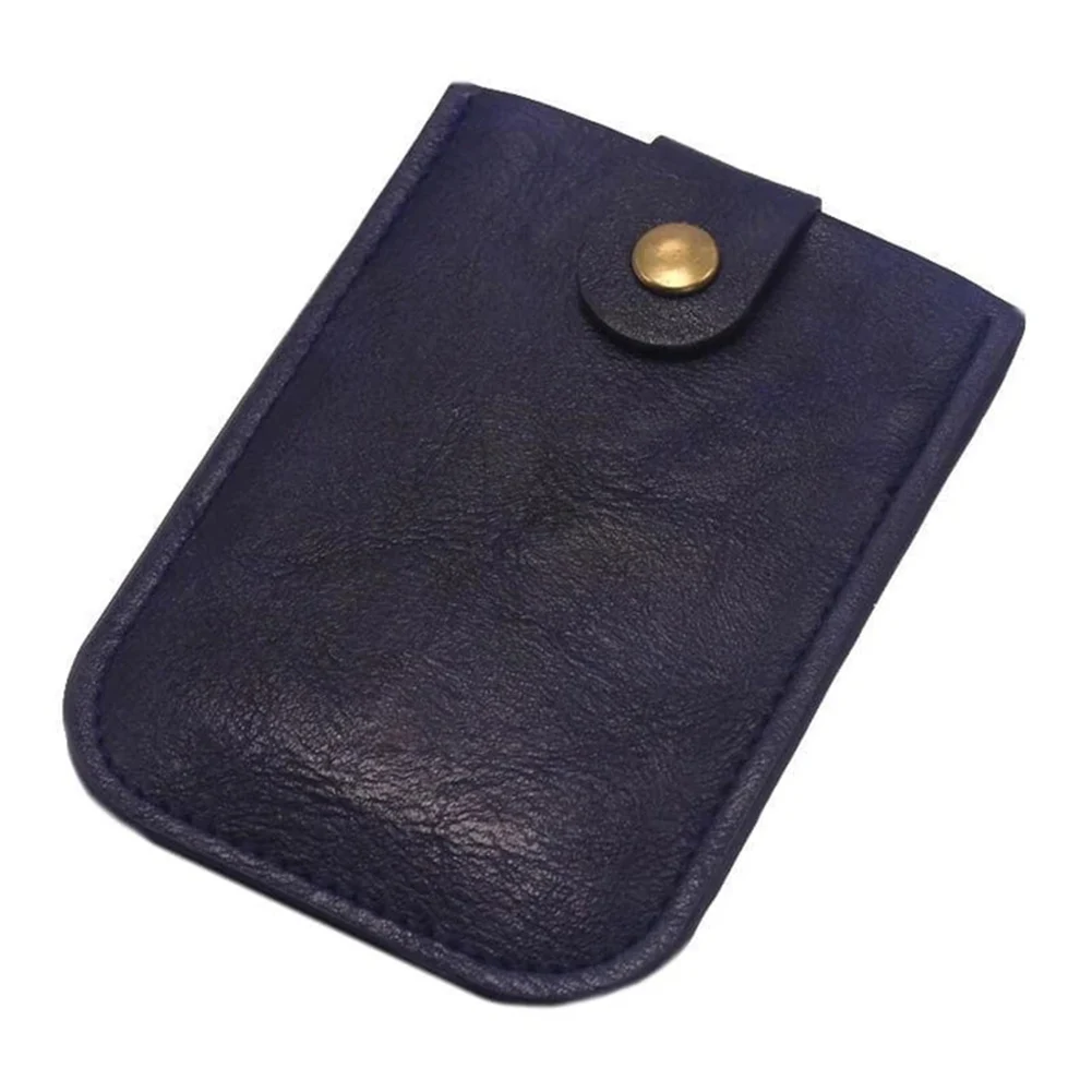 

Pulling-out PU Leather Card Holder Multi Card Slot Multifunction Button Closure Wallet BMF88