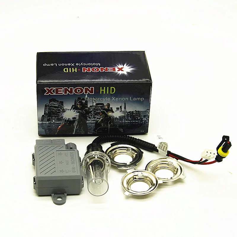Hid Ксеноновые фары для мотоцикла 35 Вт Hi/Lo H6m H6 H4 биксеноновые hid комплект BIxenon|Лампы