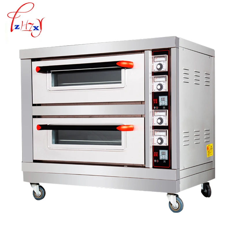 

BND2-2 Commercial Electric oven baking oven 6400w double layers double plates baking bread cake bread Pizza machine 1pc