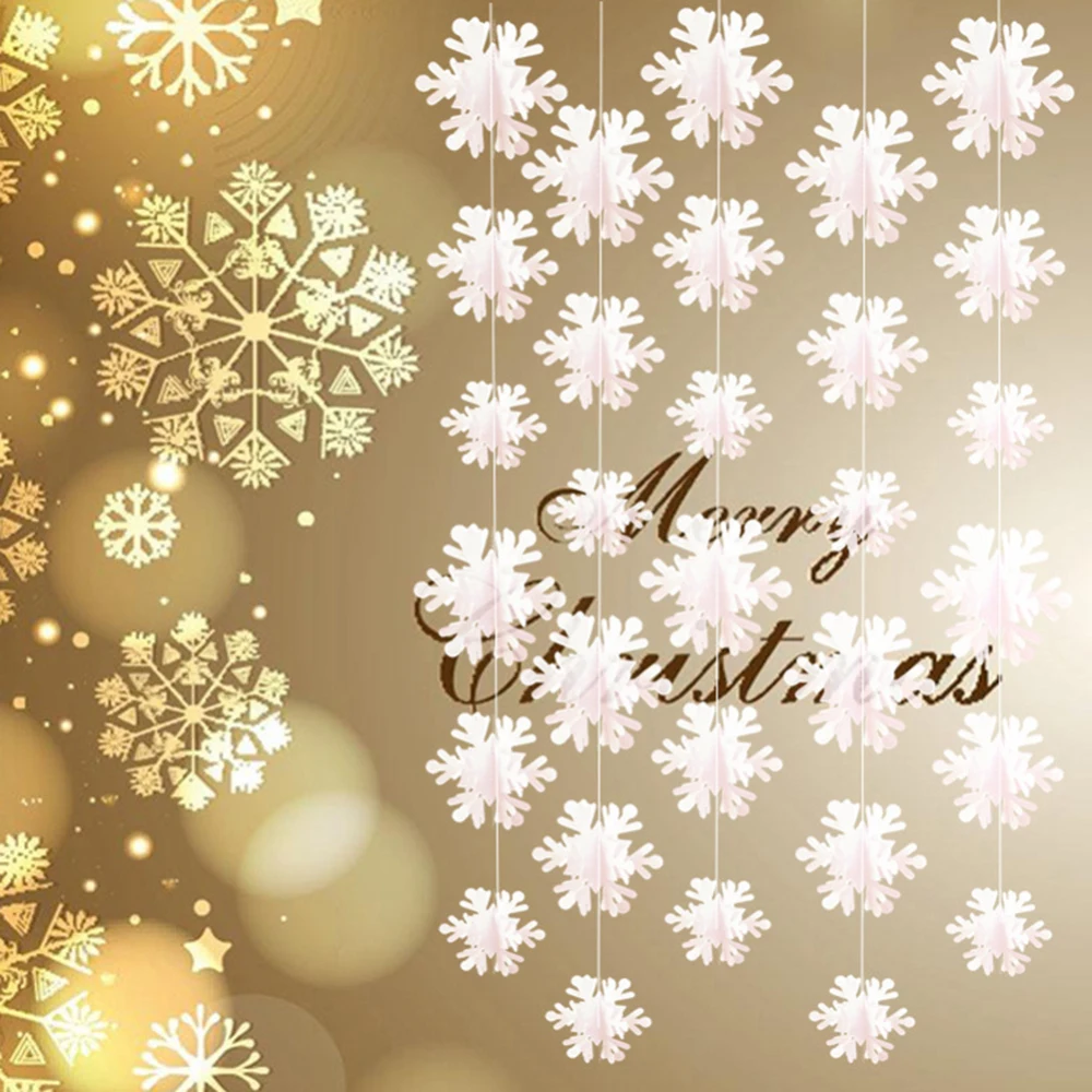 Рождественское украшение висячая гирлянда замороженная Зимняя Страна Чудес для