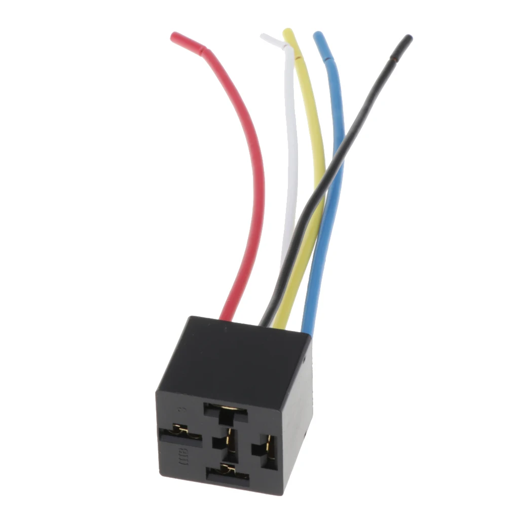 MagiDeal автомобильный Грузовик 80Amp SPDT реле жгута Разъем для HG4185C|Сигнализация