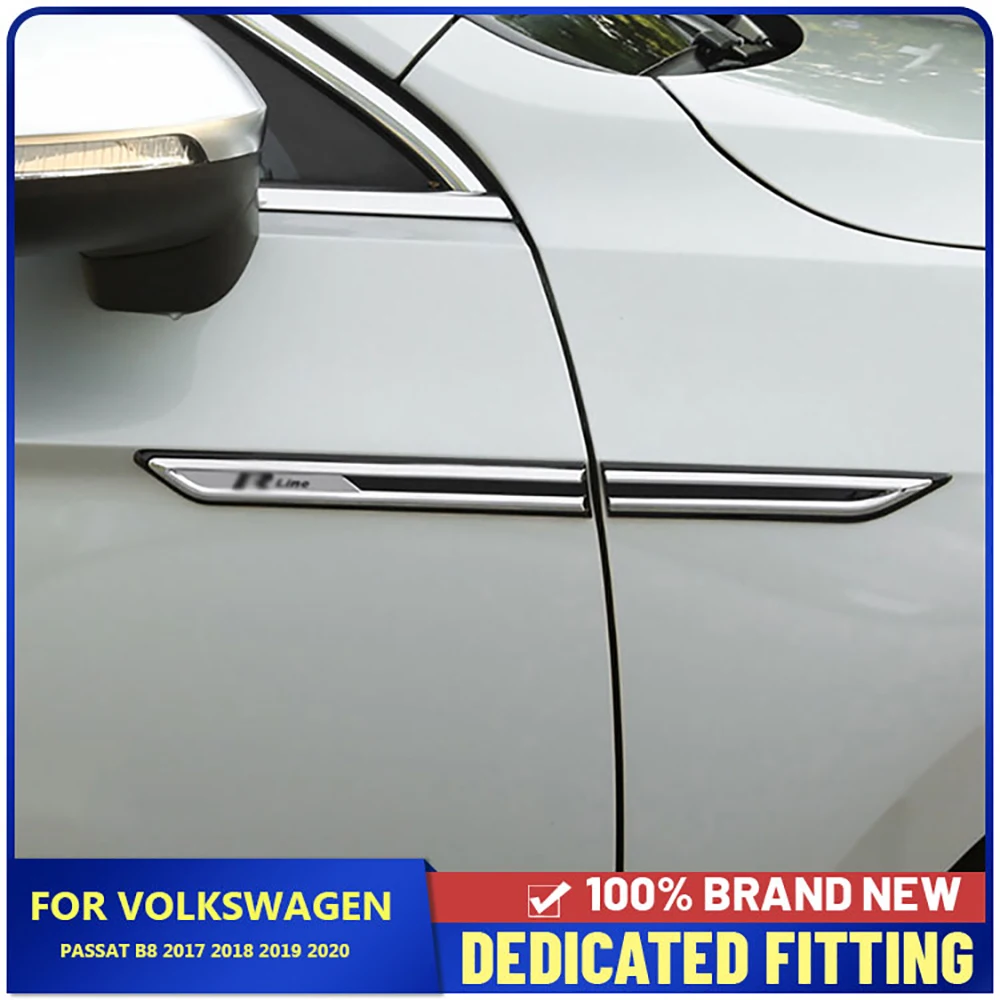 

Car Styling For Volkswagen Passat B8 2017 2018 2019 2020 2021 Side Wing Body Standard Fender Emblem Trim Strips