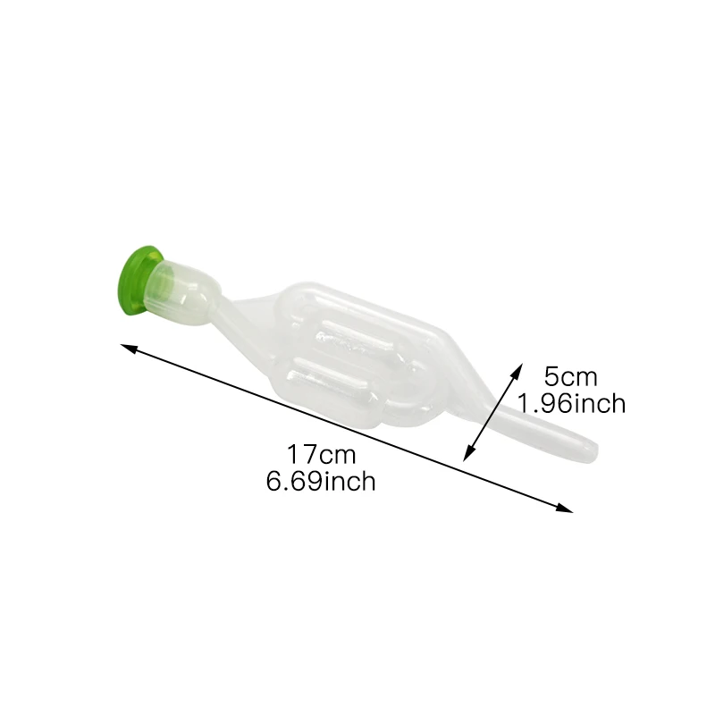 Воздушный замок Airlock Homebrew с пузырьковой втулкой односторонний выпускной клапан