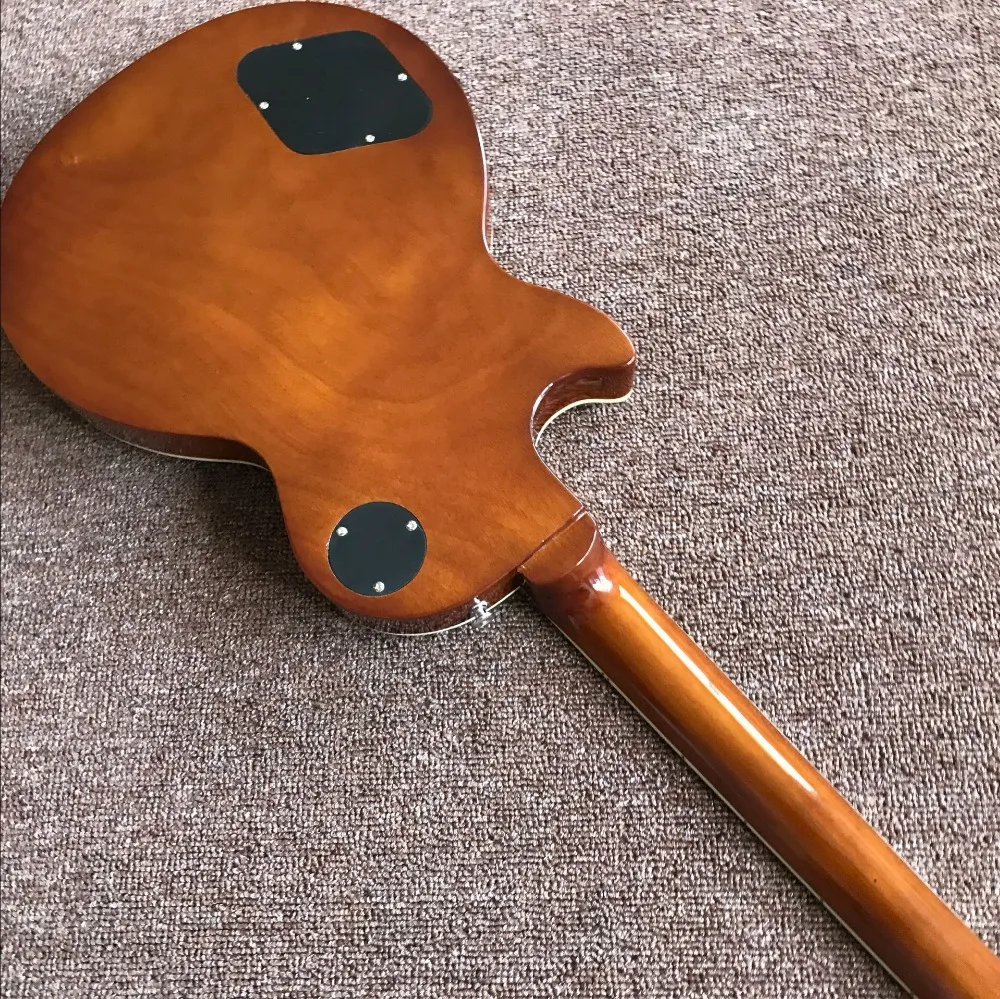 

Green color standard electric guitar, Tiger Flame top guitarra,Rosewood fingerboard Standard r9 gitaar.