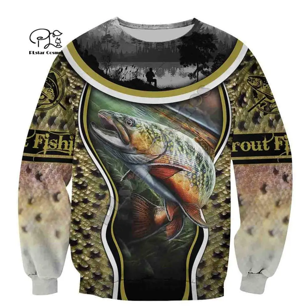 

PLstar Cosmos 3DPrint Hunter hunting Fish Animal Unisex Harajuku Streetwear Man/Woman Funny Hoodies/Sweatshirt/Jacket/-a13
