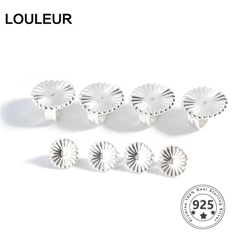

10pcs/lot High Quality 100% 925 Sterling Silver Earring Back Plug Ear Studs Back Ear Plugging Butterfly End Stoppers Wholesale