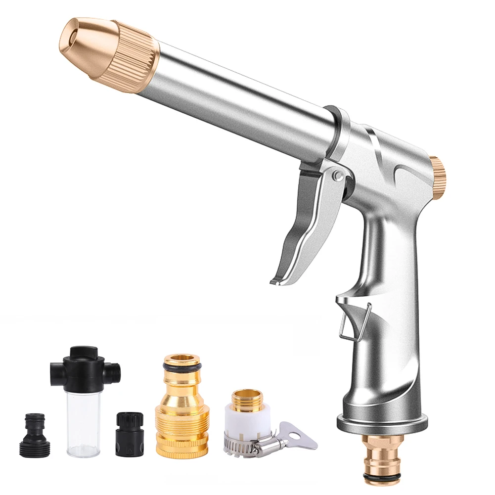 

Portable High-pressure Water Gun Jet Garden Washer Hose Wand Nozzle Sprayer Watering Spray Sprinkler Cleaning Tool