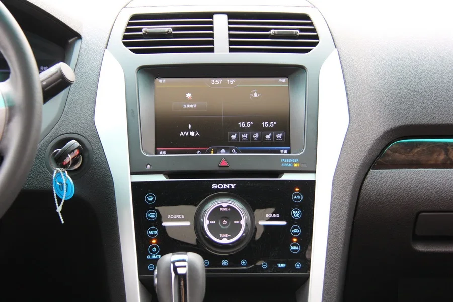 Tesla стиль шесть ядер CPU PX6 автомобильный мультимедийный плеер для Ford Explorer 2011 +