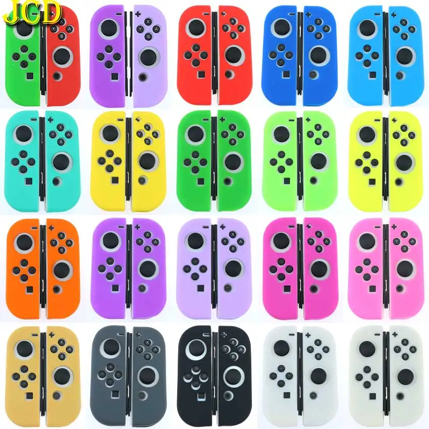 JCD 20 шт силиконовый резиновый чехол-накладка для Nintendo Switch Joy Con контроллер NX NS Joycon