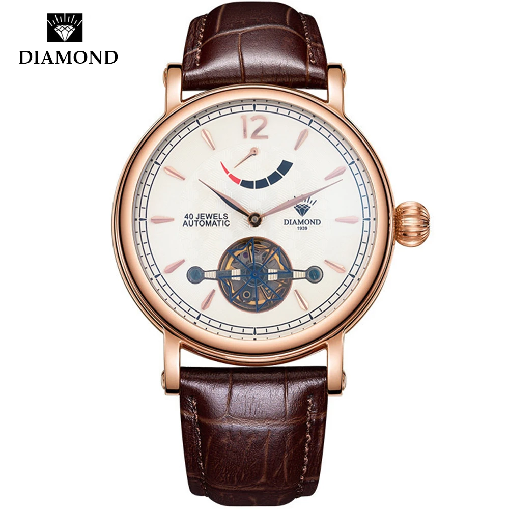 Механические наручные часы для мужчин автоматические из нержавеющей стали с